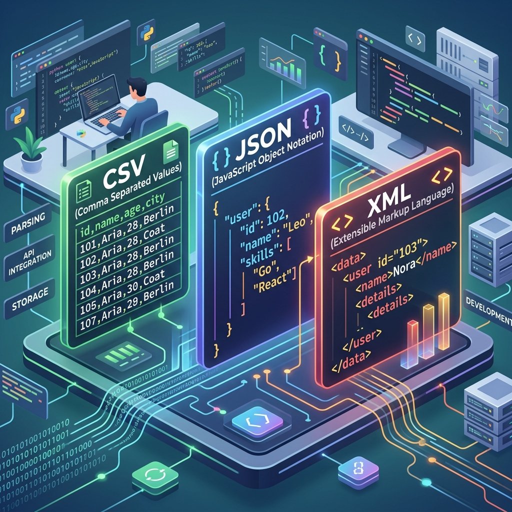 CSV vs JSON vs XML: Which Data Format is Best?